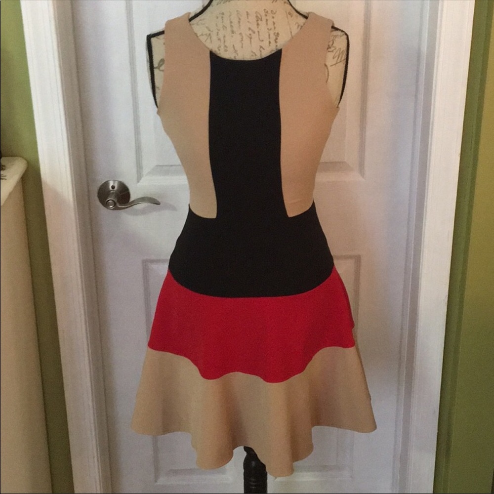 NWT color block dress